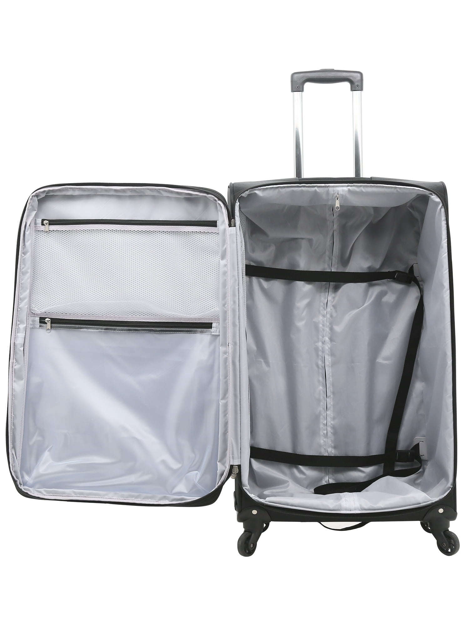 Protege 28" Large Arendale Rolling Spinner Upright Luggage, Black