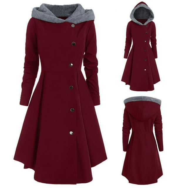 FcBaudy Longues Robe à Manches Col Rond Mode Femmes Décontractée Col Rond Imprimé de Noël Robe Ample et Confortable à Manches Longues pour Femmes