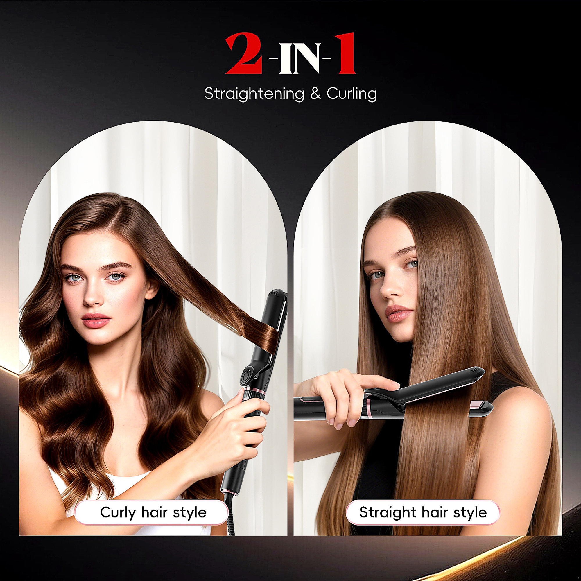 Nicebay 4-in-1 Hair Styling Tool Set with Dual Voltage photo 7