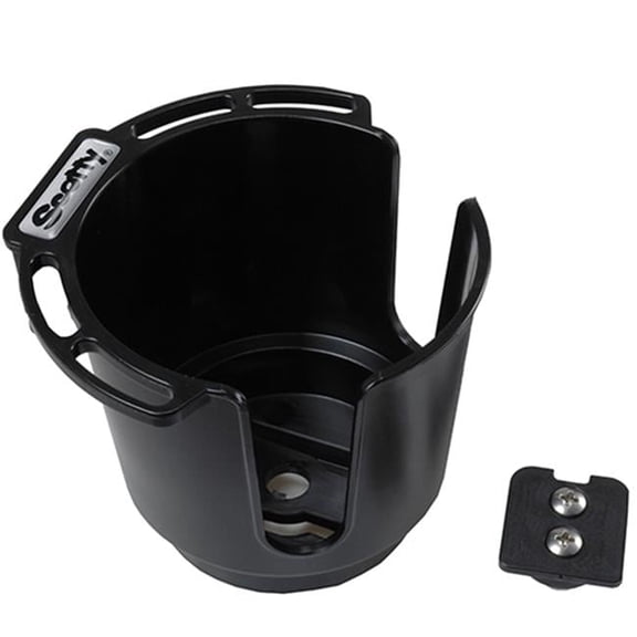 Scotty 0310-BK Black Nylon Boat Accessory Drink Holder with Bulkhead/Gunnel Mount