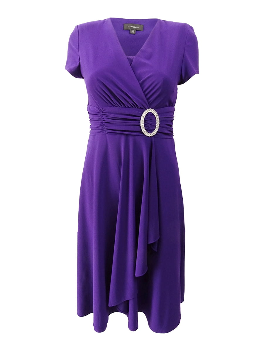 r & m richards faux wrap dress