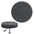 thumbnail image 1 of Uxcell 1-Pack Fundas Redondas para Taburetes de Bar, para Cojín de Taburete de Terciopelo Lavable de 12-14 Pulgadas con Bandas Elásticas [Gris], 1 of 7