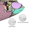thumbnail image 5 of Invader Zim Pillowcase Cushion Pillow Covers With Hidden Zipper Pillow Case Decor For Bed Dorm Sofa Couch Car 14"x20", 5 of 8