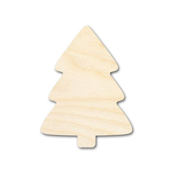 Bigger Better | Unfinished Wood Simple Christmas Tree Shape | DIY Craft Cutout 18" / 1/4"