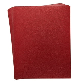 Hamilco Colored Cardstock Scrapbook Paper 8.5 inch x 11 inch Crimson Red Color Card Stock Paper 50 Pack