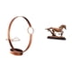 thumbnail image 5 of Elegante estantería metálica con forma de caballo, ideal para escritorio, sala de estar o como organizador de estanterías., 5 of 8