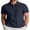Midnight Blue, variant on COOFANDY Men' Short Sleeve Polo Shirt 3 Button T Shirts Casual Golf Shirt Cotton Summer Top