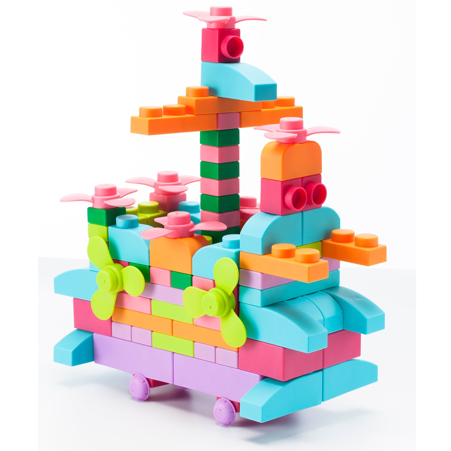 YISOOPEI 32pcs Stacking Toys Balance Building Blocks, Blocks for Kids Ages  4-8, 2 Player Games for Family Games for Kids and Adults,Travel Games