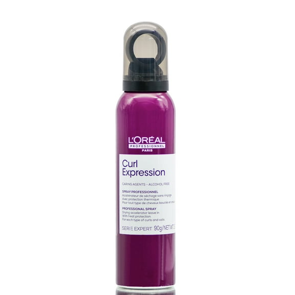 L’Oreal Curl Expression Drying Accelerator | Leave-in Spray with Heat Protection for Curly, Coily and Wavy Hair, 6.7 fl.oz.