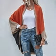 thumbnail image 4 of Vedolay Cardigans for Women Button Down Knitwear Long Sleeve Soft Basic Knit Cardigan Sweater Orange,L, 4 of 5