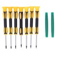 thumbnail image 2 of Electronic Repair Pry Tool, Professional Effort Saving Screwdriver Pry Set Anti Slip 9Pcs Convenient  for Maintenance, 2 of 8