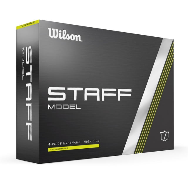 Pelota de golf WILSON 2024 Staff Model 12 pelotas amarillas