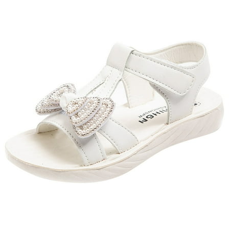 

Children Shoes Summer Butterfly Sandals With Diamond Fashion Little Girl Soft Bottom Princess Sandals Baby Footwear