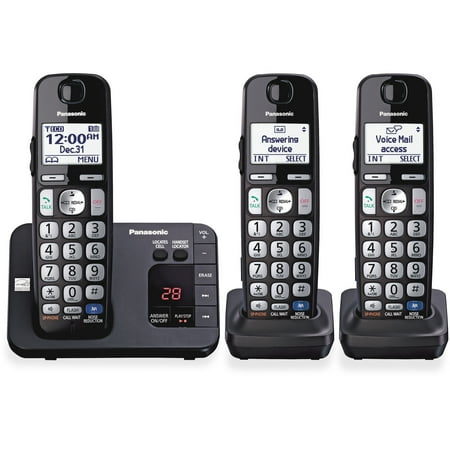 Panasonic, PANKXTGE233B, KXTGE233B Digital Cordless Answ. System, 1,