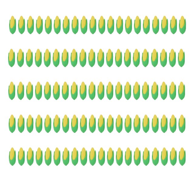 Mini Corn Erasers, Latex Free Cute Corn Vegetable Erasers Widely Used 100Pcs For Work