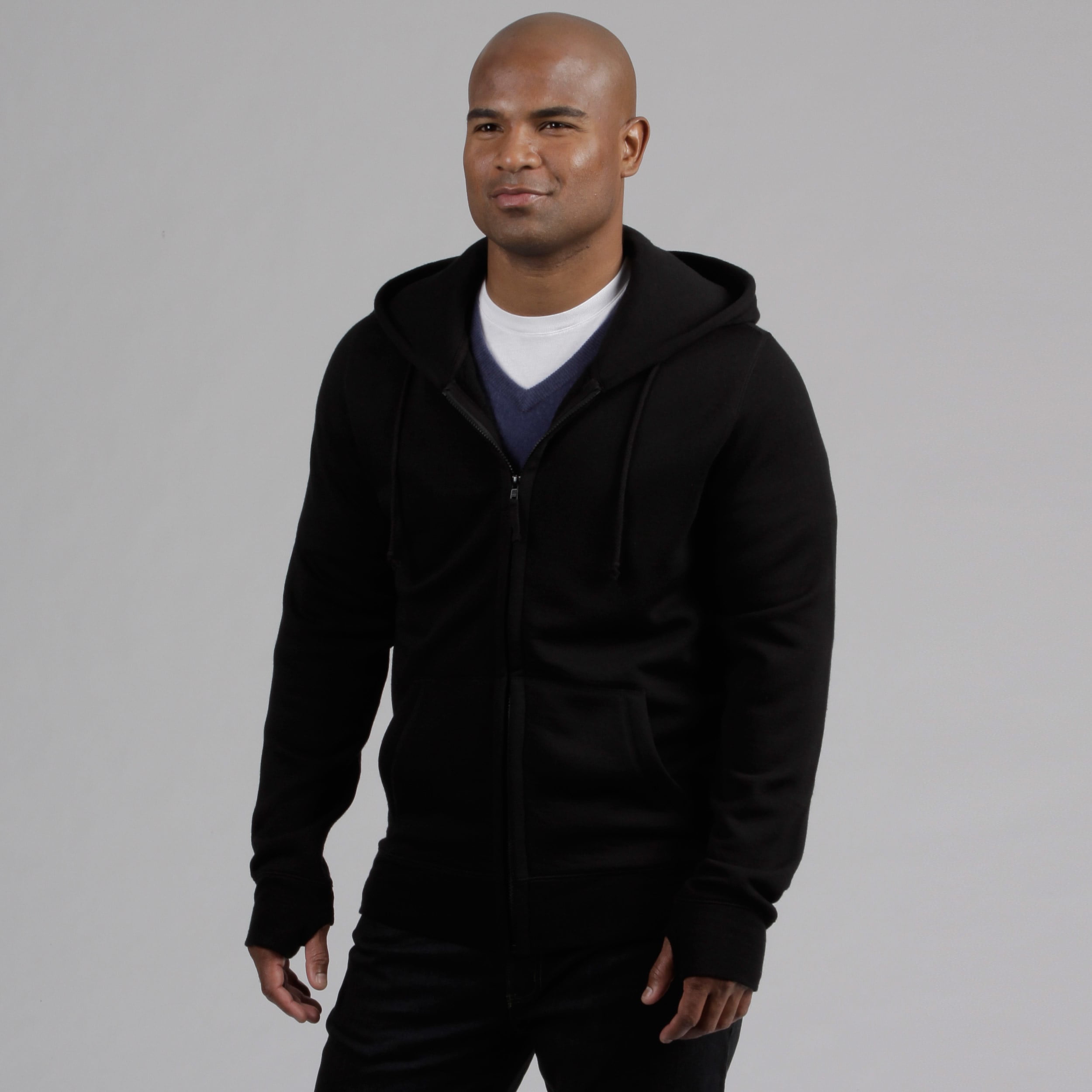 merino wool zip hoodie