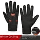 thumbnail image 2 of Guantes de invierno para hombre, cálidos, con pantalla táctil, resistentes al viento, impermeables, antideslizantes, para conducir al aire libre, guantes de forro polar para mujer, 2 of 5