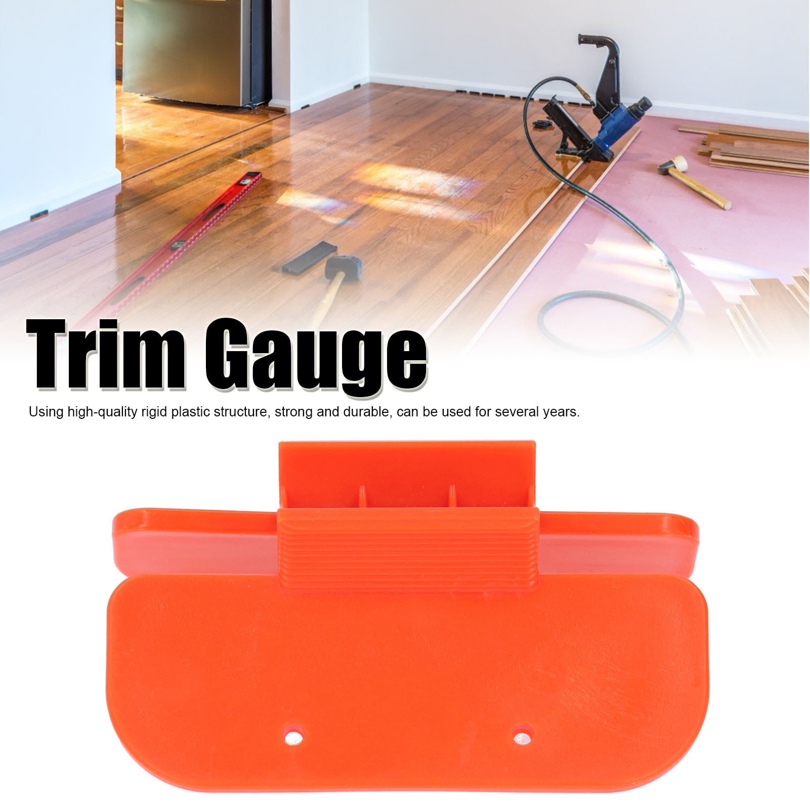 ESTINK Bullnose Trim Gauge For Floor Installation Flush Trim Jig Corner
