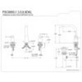 thumbnail image 5 of Fauceture FSC8959DKL 8 in. Widespread Bathroom Faucet, Polished Nickel, 5 of 5