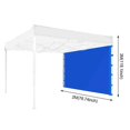 thumbnail image 4 of Outdoor Folding Sidewall Canopy Tent Instant Pop Up Sun Shade, Side Panel, Shelf & Fabric Canopy Not Included, 4 of 4
