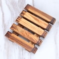 thumbnail image 3 of Miangastore Carbonized Vintage Soap Holder Pure Handmade Soap Rack Classic Wooden Soap Dish, 3 of 8