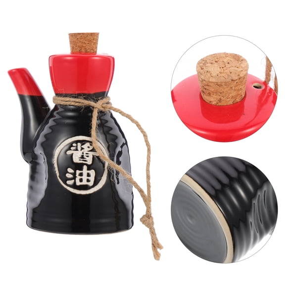 WEUVEB Ceramic Sauce Dispenser Set for Office Use, 1 Piece, Compact 5.1 x 2.8 x 2.8 Inches