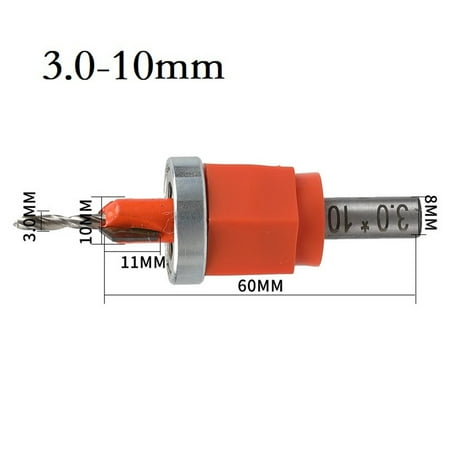 

BCLONG 8Mm Shank Heavy Duty Hole Puncher Countersink Drill Bit Edge Banding Punching