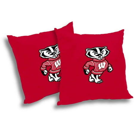 NCAA Wisconsin Badgers Pillow Set,