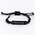 thumbnail image 3 of Amangny Australian Cattle Dog Dad Ever Funny Black Rope Adjustable Gift for Him Engraved Gift from Dad to Son on Christmas, 3 of 3
