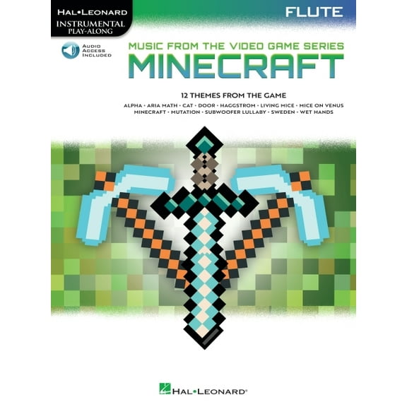 Minecraft: Music from the Video Game Series Flute Play-Along with Online Demo and Backing Tracks (Paperback)