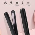 thumbnail image 2 of Mini Wireless Rechargeable Hair Curler Anti-Scald Flat Iron Heating Curler for Women Female, 2 of 5