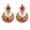 D290 Pearl & Pink, variant on NEW Sunsoul by Touchstone Indian Bollywood Fantastic Floral Fringes White Rhinestone Faux Pearls Designer Jewelry Large Earrings In Gold Tone For Women.