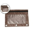 thumbnail image 1 of Dvruxg 2 Pcs Pencil Pouch, Three-hole Pencil Case Single Zipper Transparent PVC Document Storage Bag, Large Capacity Pencil Pouch with Zipper Clear Binder Pencil Case, 1 of 5