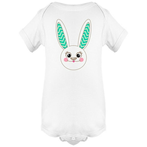 Cute Smiling Easter Bunny Bodysuit Infant -Image by Shutterstock, Newborn
