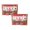 Red 2Packs, variant on A Recorded Greeting Card That Can Be Recorded For And Played In A Loop 80 Is A Great Choice 6PCS, 7x10 cm, Red 6Packs