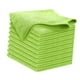 thumbnail image 4 of 10 paños de limpieza de microfibra, toalla de limpieza para platos húmedos y secos, toalla absorbente para platos, ollas de oficina y lavar platos. Verde, 4 of 8