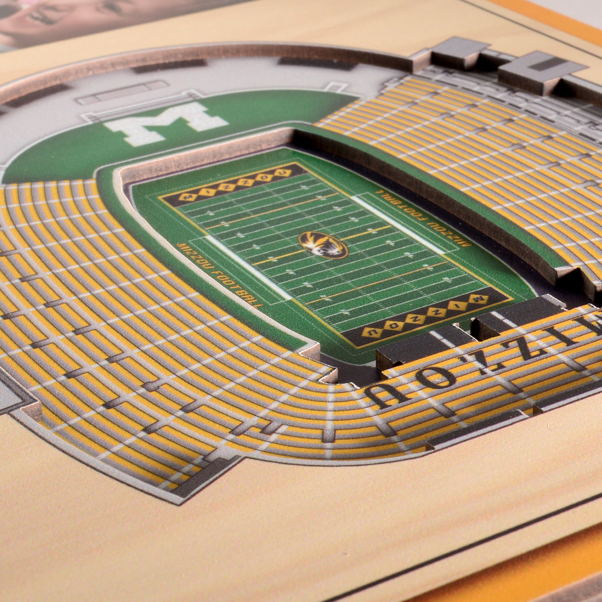 IDNA Missouri Tigers 3D StadiumViews Picture Frame