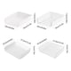 thumbnail image 5 of Injueey Caja de almacenamiento apilable para el hogar, organizador desordenado blanco seguro y práctico con hebilla ajustable cartulina blanco horizontal, 5 of 6
