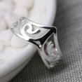 thumbnail image 3 of RSAMD 925 Solid Sterling Silver Plated Women/Men NEW Fashion Ring Gift SIZE OPEN H13, 3 of 4