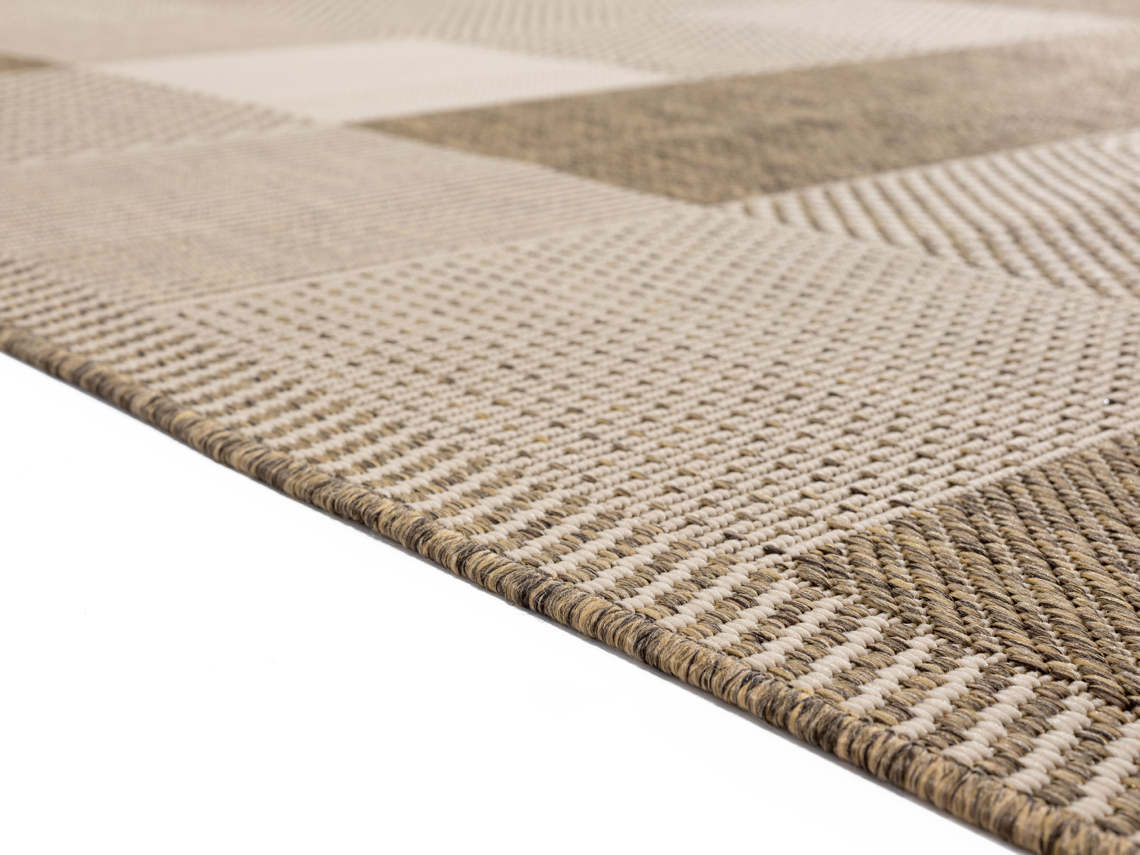 United Weavers Mali Dabeda Contemporary Geometric Area Rug, Brown, 7'10" x 10'6"