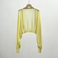 thumbnail image 2 of XuJwPNcy Women's Crochet Cardigan Sweaters Long Sleeve Fashion Solid Knit Open Front Soft Comfy Cropped Sweater Cardigan, 2 of 3