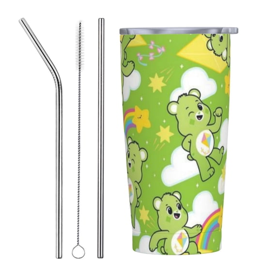 Care Bears Tumbler Vacuum Insulated Water Bottle Stainless Steel Insulated Coffee Travel Mug For Women men 20oz