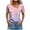 Pink, variant on Dvprdro Women Fashion Gradient Short Sleeve Shirts Casual V Neck Buttons Tunic Blouse Summer Tops for Women
