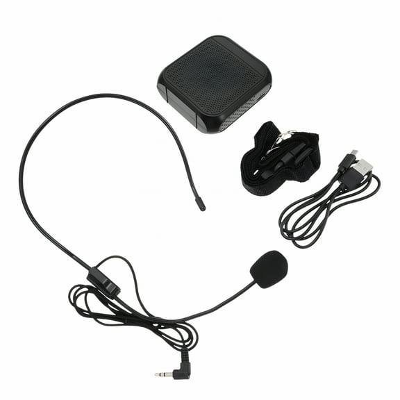 GJX Amplifier with Microphone Mini Sound Bar Street Vendor Loudspeaker Equipment Wireless Megaphone Plastic Fitness