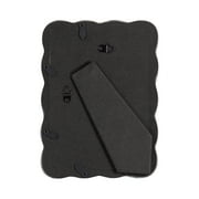 Mainstays 5 x 7 Black Wavy Tabletop Picture Frame, Fits 3.5 x 5 Photo with Mat