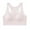 Pink, variant on Kiijoy Teen Girls Seamless Racerback Sports Bra Breathable Workout Tank Top, Sizes 14-16