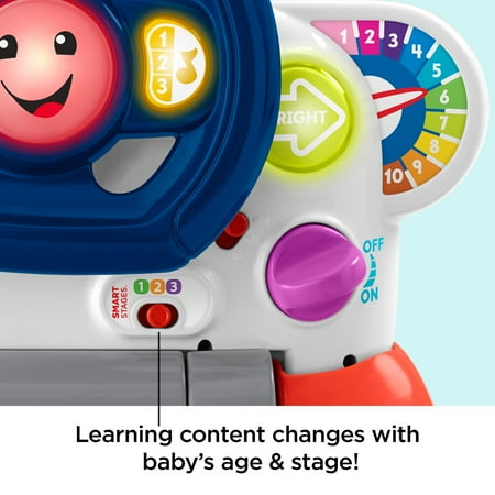 Fisher-Price - Laugh & Learn 3-in-1 Smart Car - Red
