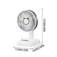 thumbnail image 5 of Desk Fan For Bedroom USB Rechargeable Desktop Mini Fan Portable Small Fan For Hiking Camping Travel Sports Outdoor Activities, 5 of 7