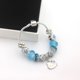 thumbnail image 1 of Venta al por mayor de cuentas de diamantes de imitación de cristal de Hello Kitty Diy, pulseras con dijes de cadena de serpiente de Plata de Ley 925 para mujer, 1 of 3