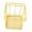 B, variant on Metal Storage Baskets iron Grid Bins Wire net Fruit Basket Shelf for Home Garden Desk Office Decoration Ornaments Kitchen Gold (9.57*6.46*2.56")